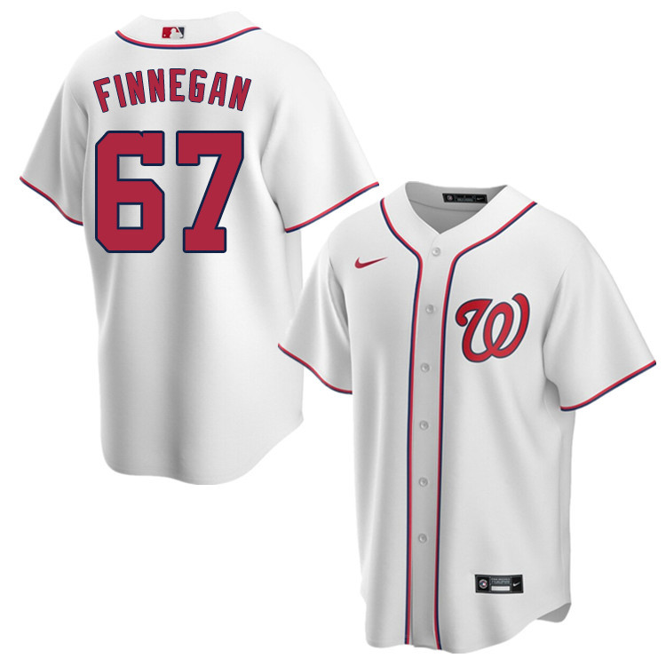 Nike Men #67 Kyle Finnegan Washington Nationals Baseball Jerseys Sale-White